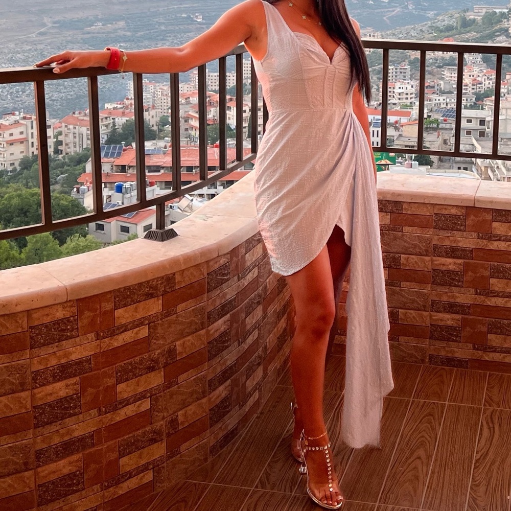 Pretty little thing blue party dress